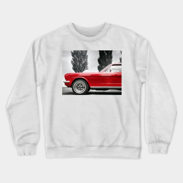 US car classic Mustang 289 1966 Crewneck Sweatshirt by Beate Gube